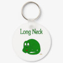 Cute Baby Green Dinosaur Long Neck keychains