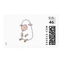 cute baby lamb postage