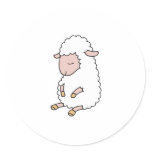 cute baby lamb stickers