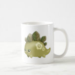 Cute Baby Leafy Dino - kawaii style creature Coffee Mug