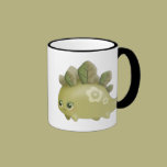 Cute Baby Leafy Dino - kawaii style mug mugs