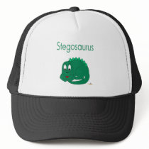 Cute Baby Lt Green Dinosaur Stegosaurus hats