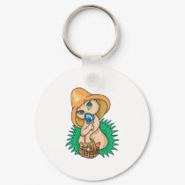 cute baby musroom troll nymph keychains