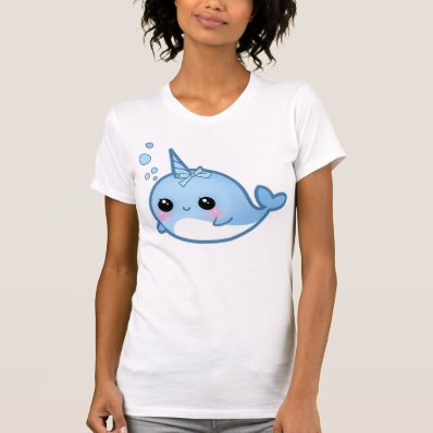 Cute baby narwhal t shirts