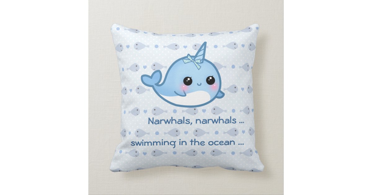 narwhal body pillow
