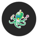 cute baby octopus stickers