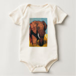 Cute Baby Onesies Bull African Elephant