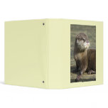 Cute Baby Otter Vinyl Binders