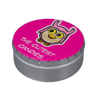 Cute Baby Owl Candy Tins