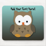 Cute Baby Owl Personalized Mousepad