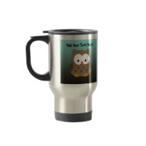 Cute Baby Owl Personalized Coffee Mug