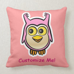 Cute Baby Owl Pillow