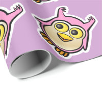 Cute Baby Owl Wrapping Paper