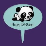 Cute Baby Panda Cake Pick cake picks