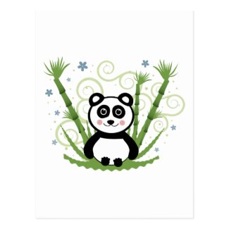 Cute Baby Panda Post Cards