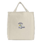 Cute Baby Penguin and Igloo CHILL OUT! Bags