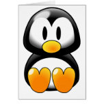 Cute Baby Penguin - Customizeable Greeting Card