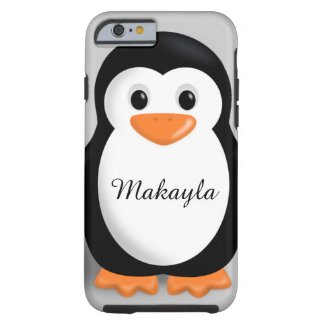 Cute Baby Penguin Personalized Name