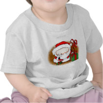 Cute Baby Santa Looking t-shirts