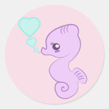Cute Baby Seahorse Stickers