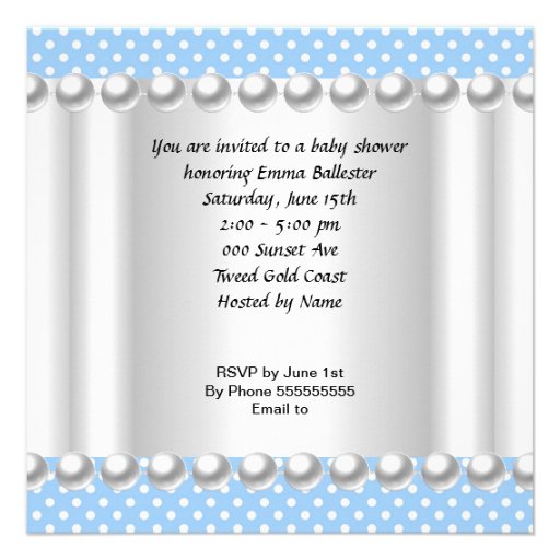 Cute Baby Shower Boy Blue cupcake Spots Invitations