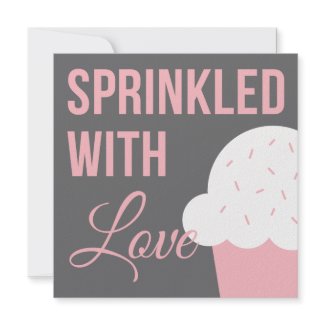 Cute Baby Shower | Sprinkled With Love Personalized Invite