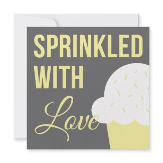 Cute Baby Shower | Sprinkled With Love Custom Invitation