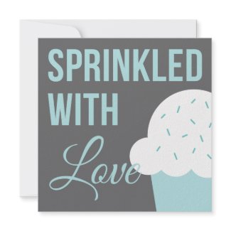 Cute Baby Shower | Sprinkled With Love Custom Invitations