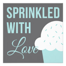 Cute Baby Shower | Sprinkled With Love Custom Invitations