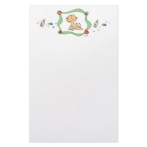 Cute baby shower customized stationery