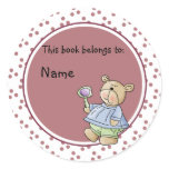 Cute baby teddy baer bookplate Cute baby teddy baer bookplate