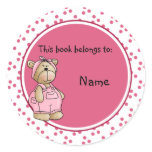 Cute baby teddy baer bookplate Cute baby teddy baer bookplate