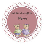 Cute baby teddy baer bookplate Cute baby teddy baer bookplate