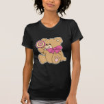 Cute Baby Teddy Bear with Lollipop t-shirts