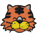 Cute Baby Tiger Face embroidered shirts
