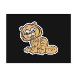 cute baby tiger post cards