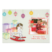 Cute Baby Toy's  Merry Christmas Party Invitation invitations