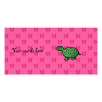 Cute baby turtle customized photo card Cute baby turtle customized photo card