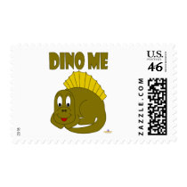 Cute Baby Yellow Dinosaur Dino Me stamps