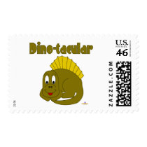 Cute Baby Yellow Dinosaur Dino-tacular stamps