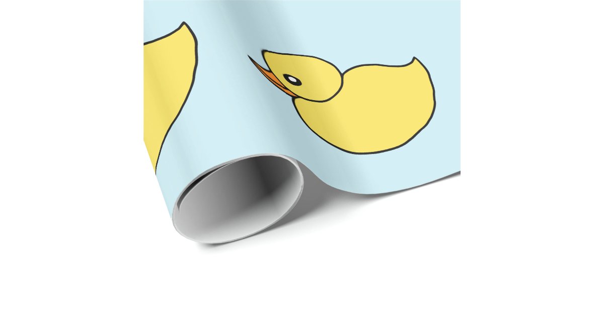 Cute Baby Yellow Ducks Ducky Duckie Wrapping Paper Zazzle