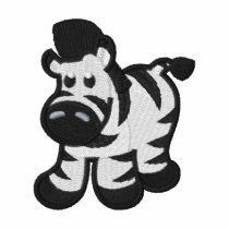 Cute Baby Zebra embroidered shirts