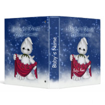 Cute Baby's First Christmas Binder With Dragon by moonlake Cute Baby's First Christmas Binder With Dragon