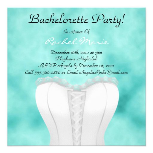 Cute Bachelorette Party Custom Announcements