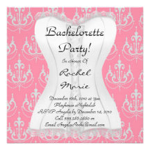 CUTE Bachelorette Party Designer Invites