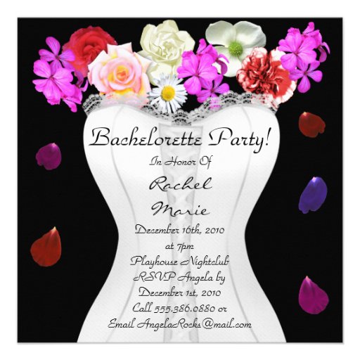 CUTE Bachelorette Party Designer Invites