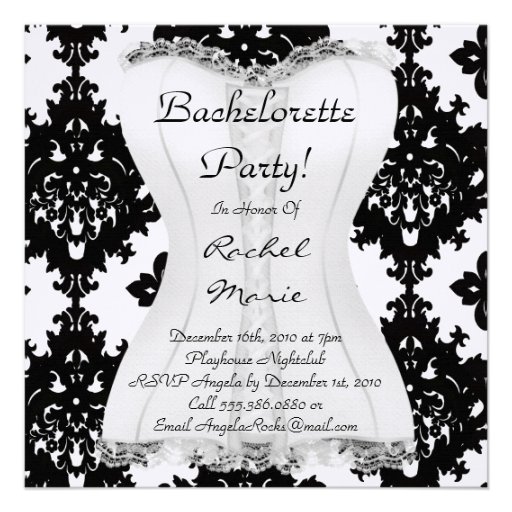 CUTE Bachelorette Party Designer Invites