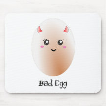 Cute Bad egg Mousepads