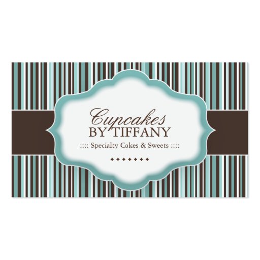 Cute Bakery Business Card (front side)