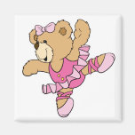 Cute Ballerina Bear Magnet